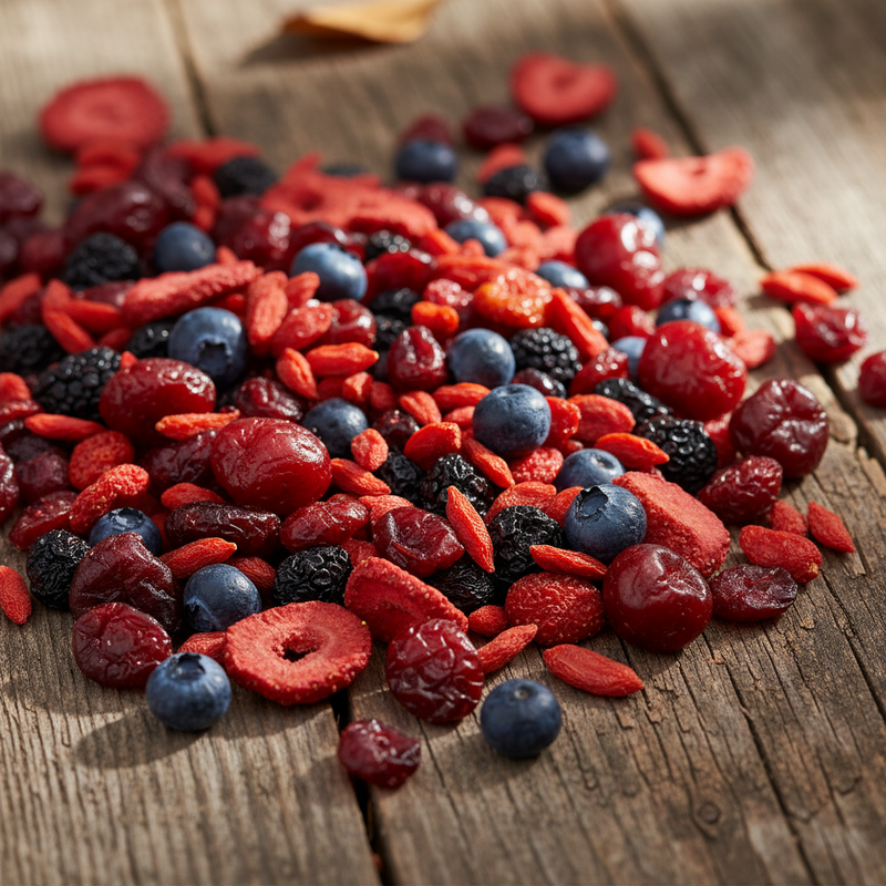 Dired fruit mix berries